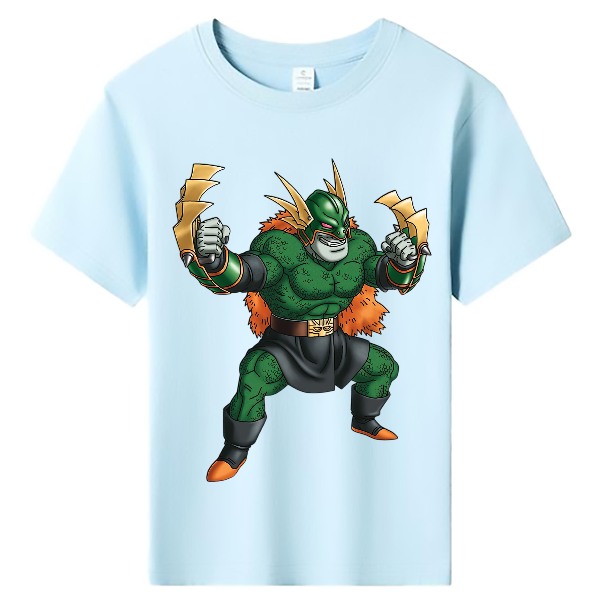 （画像用） ドラゴンクエスト Doragon Kuesuto Dragon Quest 綿100％キッズTシャツ（フロントプリント）